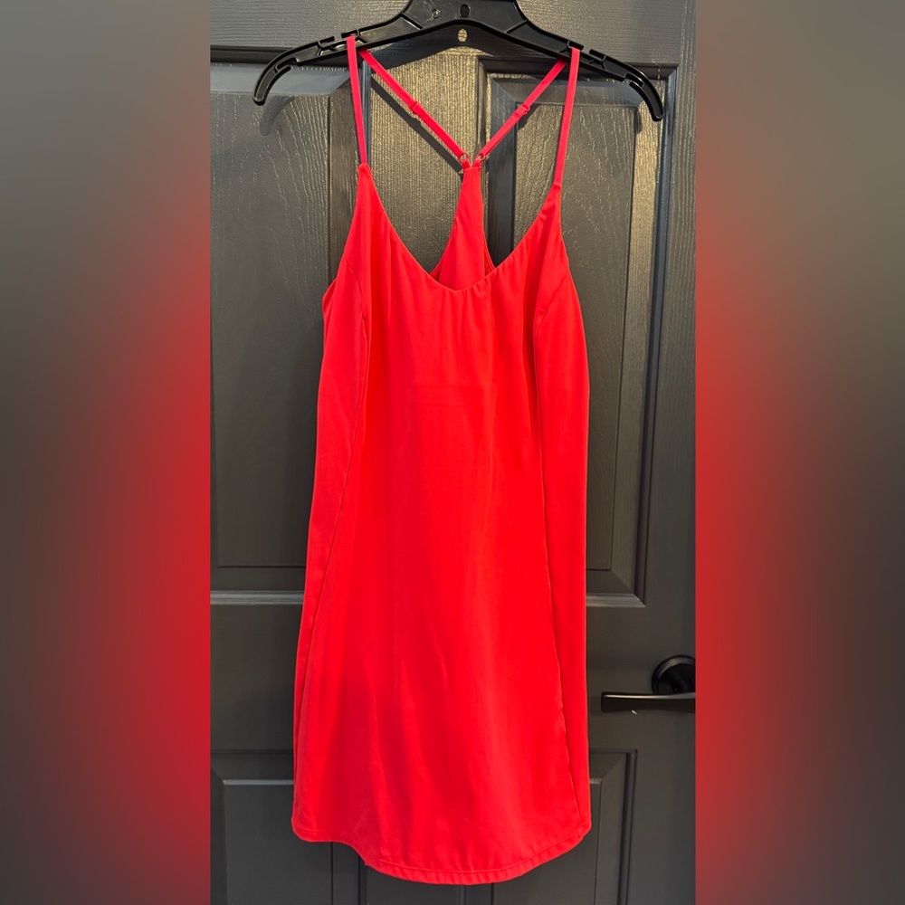 Halara Racerback Flare Mini Dance Active Dress Easy Peezy
Edition Salsa Red L - Picture 5 of 7